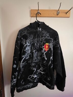 Balenciaga Mudshow Black Skater Zip Up